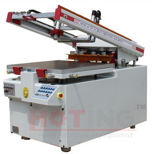 Semi automatic flatbed screen printer, semi auto flat screen printing machine, semi automatic screen printer