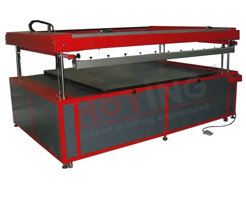 Large format electrical screen printing machine