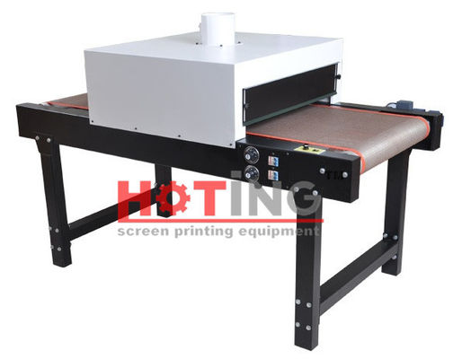 Screen printing tunnel dryer, screen printing conveyor dryer, tunnel dryer screen printing