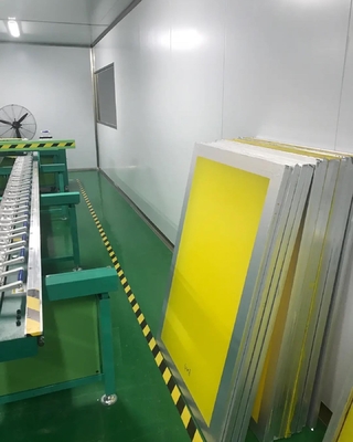 Aluminum meshed screens, aluminum screen printing screens, screen printing frames