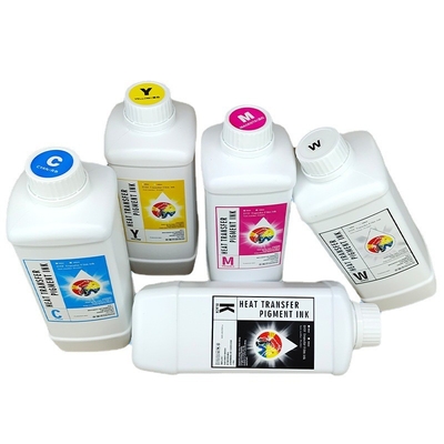 DTF ink, transfer printing ink, CMYKW DTF ink, DTF printing machine