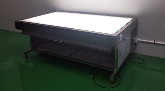 Lighting box for screen printing, screen checking table, screen printing quality checking device