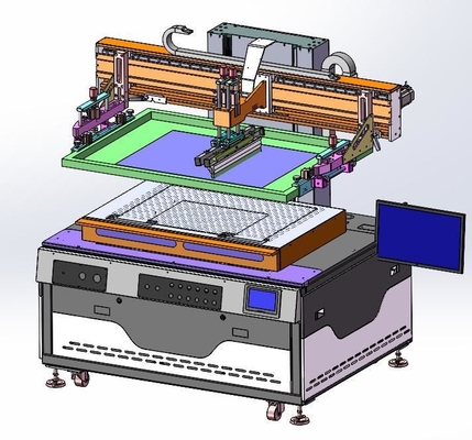 CCD high precision screen printer, pet film silkscreen printing machine, transfer paper heat screen printing