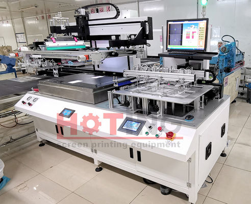 Heat transfer PET film auto screen printing machine with auto loader &amp; unloader