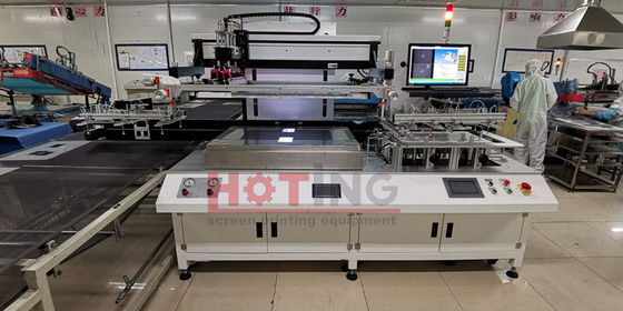 Heat transfer PET film auto screen printing machine with auto loader &amp; unloader