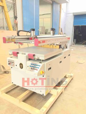 Servo motor clam shell screen printing machine, silkscreen machine printer, silkscreen printing press