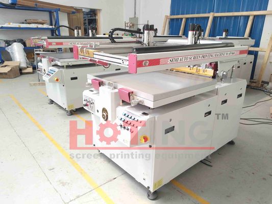Servo motor clam shell screen printing machine, silkscreen machine printer, silkscreen printing press
