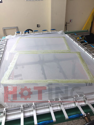 Large format mechanical mesh stretching machine, large size screen stretcher, large screen stretching machine