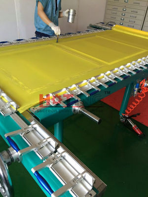 Large format mechanical mesh stretching machine, large size screen stretcher, large screen stretching machine