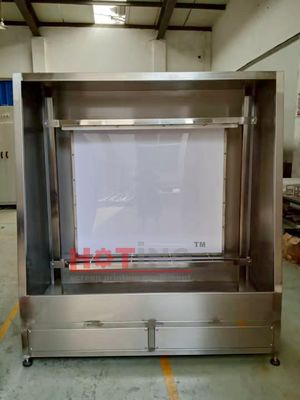 Manual screen washout booth with back light and high pressure water jet, manual stencil washer, screen frame cleaning