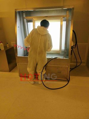 Manual screen washout booth with back light and high pressure water jet, manual stencil washer, screen frame cleaning