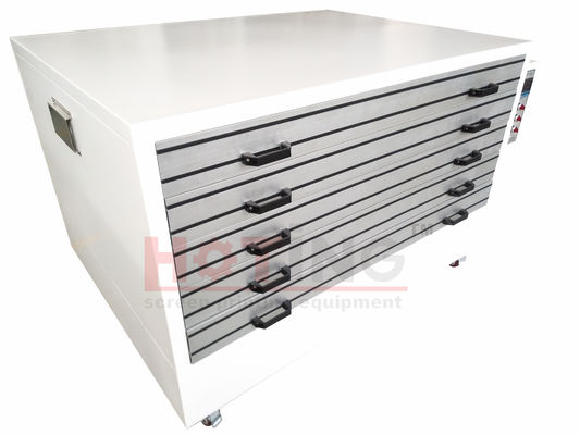 Screen printing drying cabinet