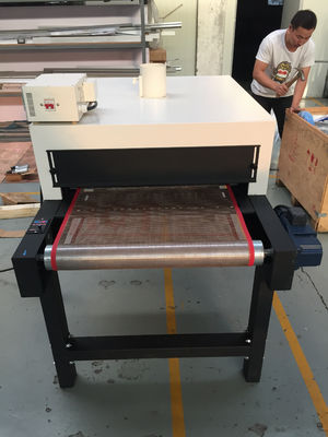 Screen printing tunnel dryer, screen printing conveyor dryer, tunnel dryer screen printing