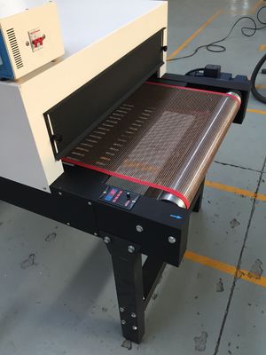 Screen printing tunnel dryer, screen printing conveyor dryer, tunnel dryer screen printing