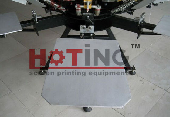 Manual carousel screen printing machine