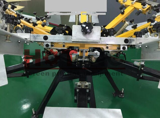 Manual carousel screen printing machine