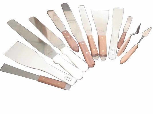 Stainless steel ink spatulas, ink knife, screen printing knife, screen printing ink knife, ink blender